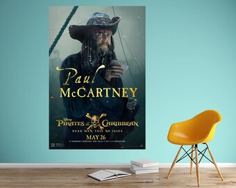 Pirates of the Caribbean Paul Mccartney Movie Poster Print 13x20/" 20x30/" 24x36/"