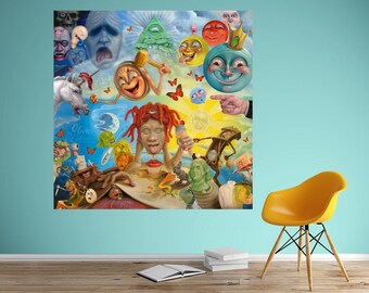 Trippie Redd Life’s a Trip Album Cover Poster Rap Music Artist Print 12x12-32x32