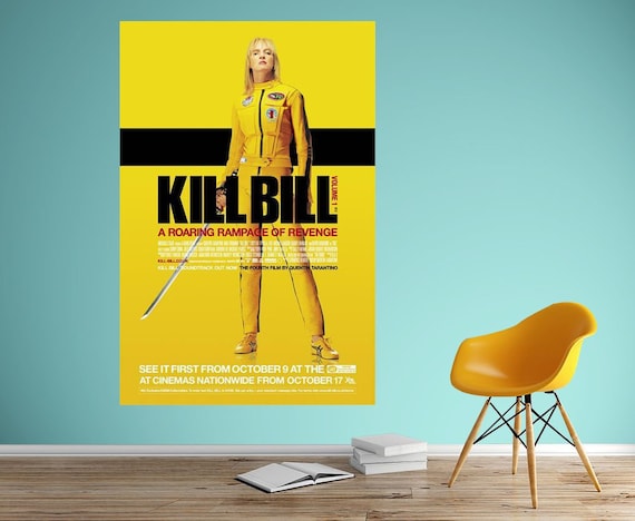 PULP FICTION Silk Fabric Movie Poster Quentin Tarantino Uma Thurman