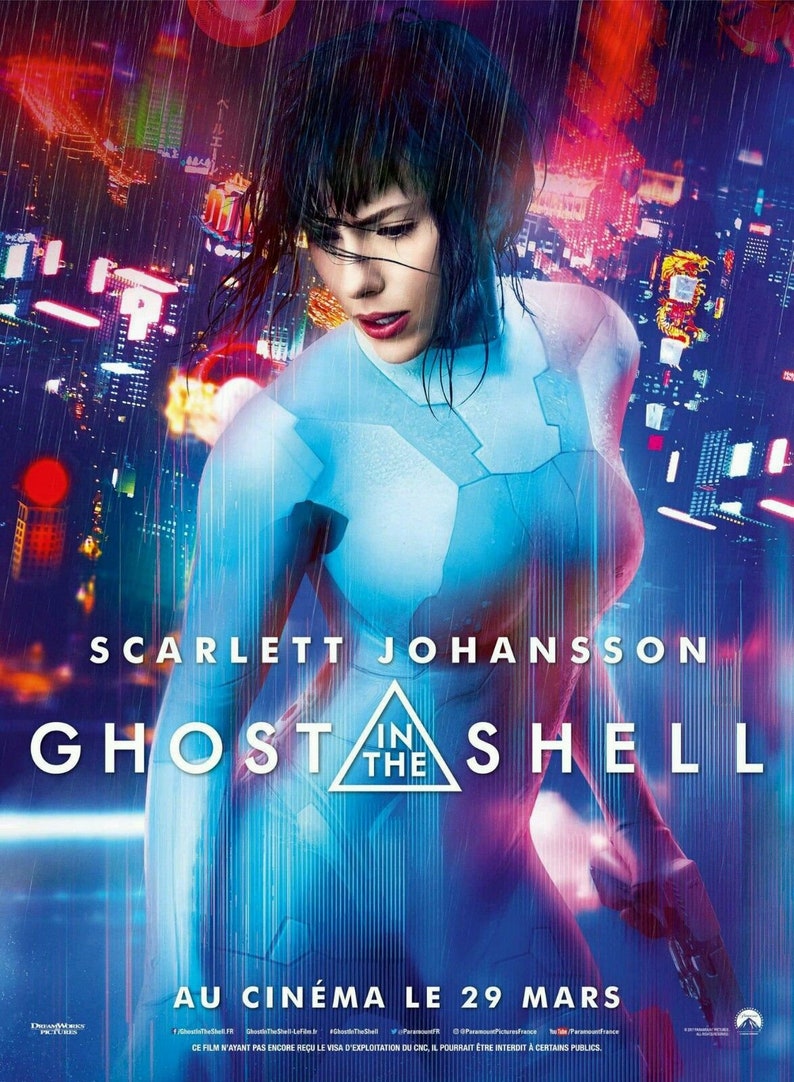 Ghost In The Shell Movie Poster 24x36