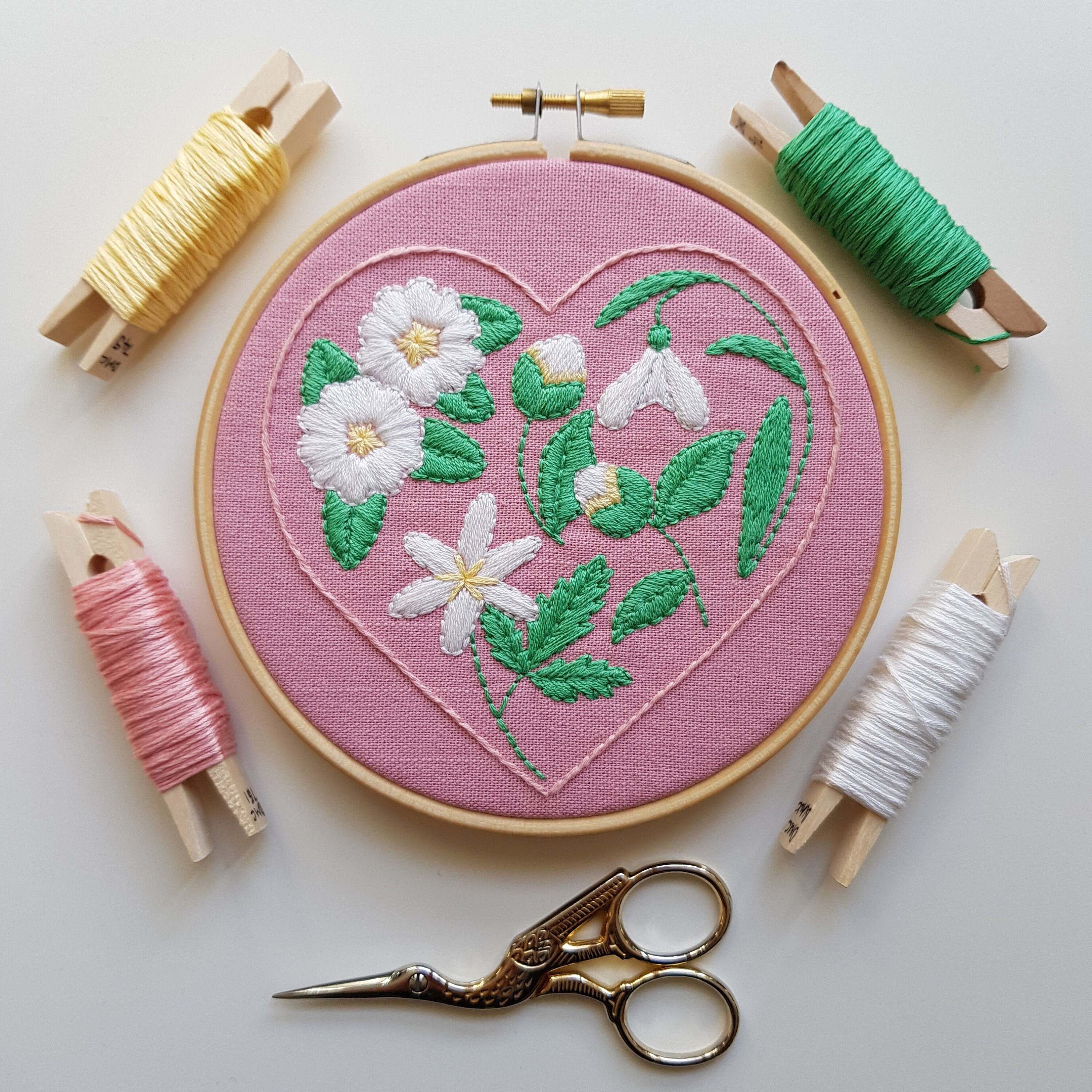 PDF DIGITAL DOWNLOAD only. Embroidery Pattern and Tutorial. Etsy