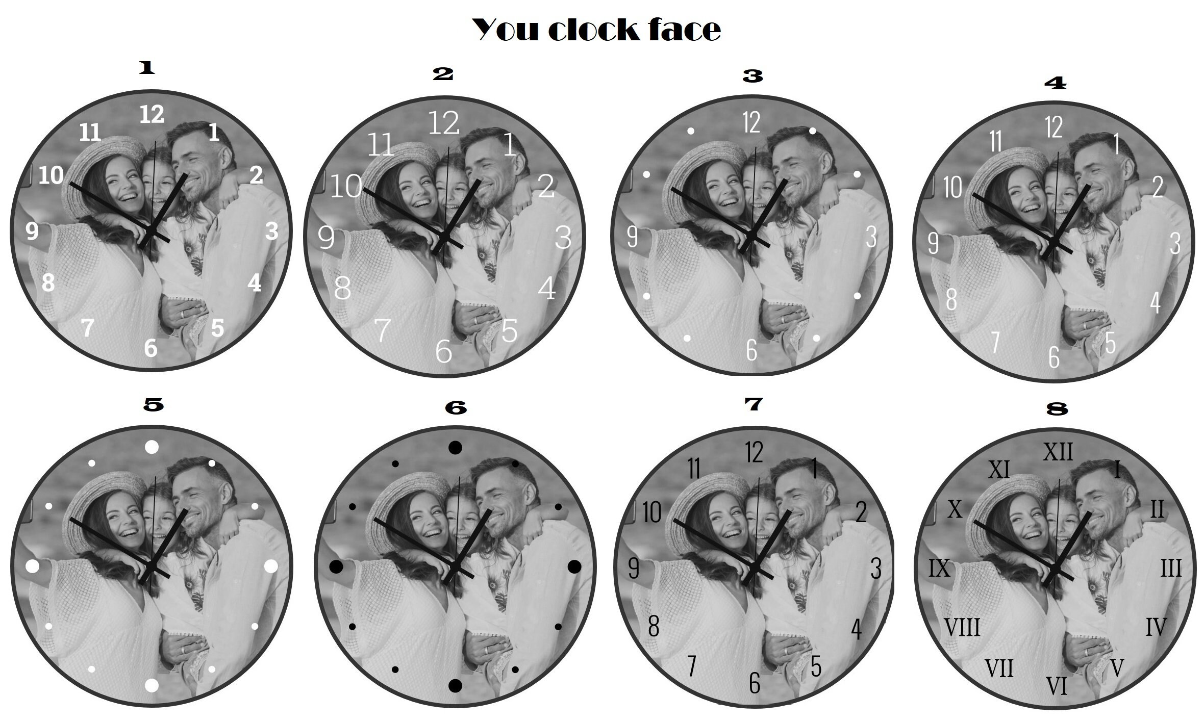 Large Wall Clock / Custom Wall Clock / Unique Wall Custom Etsy