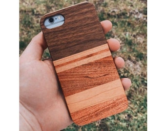 Ships Today! Wooden Phone Case - REAL solid wood - iPhone 6s, 6, 7, 8, 6S+, 6+, 7+ 8+,  x, xr, xs max, 11 pro max, iPhone 12 Pro Max