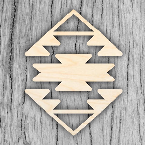 Wooden Aztec Cut Out Etsy