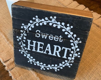 Sweet Heart Sign - Home/Living Decorative Sign