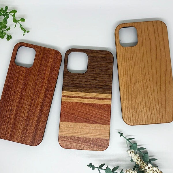Ships today! Wooden Phone Case - REAL solid wood - iPhone 6s, 6, 7, 8, 6S+, 6+, 7+ 8+,  x, xr, xs max, 11 pro max, iPhone 12 Pro