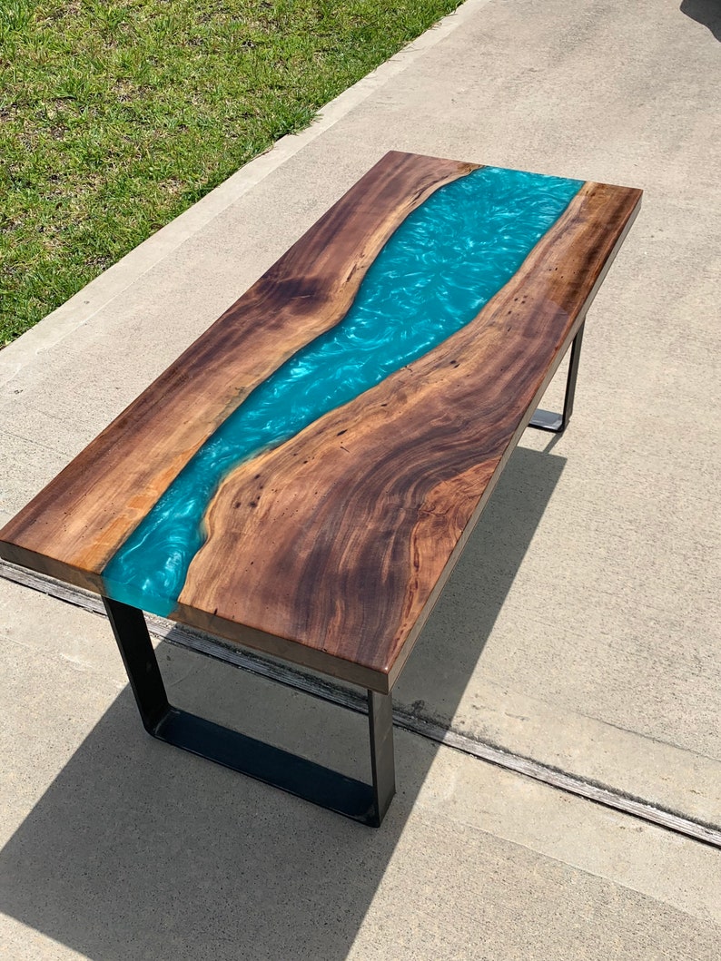 Custom Epoxy Resin River Tables Your custom coffee table any | Etsy