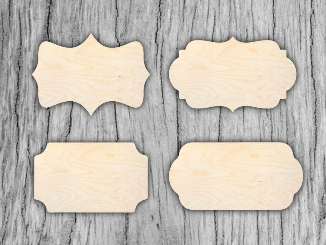 Wooden Blank Plaque Cut Outs, Your Custom Size, 1/4 Thick Birch Wood Wooden Blank Plaque Cut Outs, Your Custom Size, 1/4 Thick Birch Wood