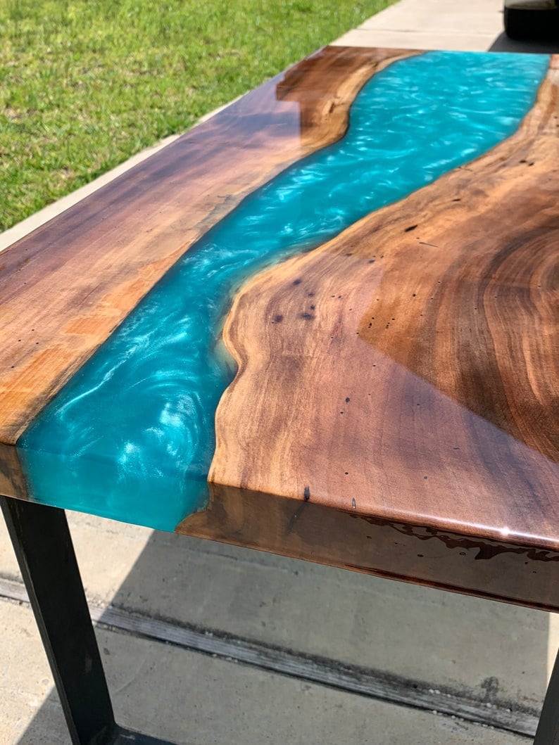 Epoxy Resin Coffee Table Mold Large epoxy resin coffee table Live