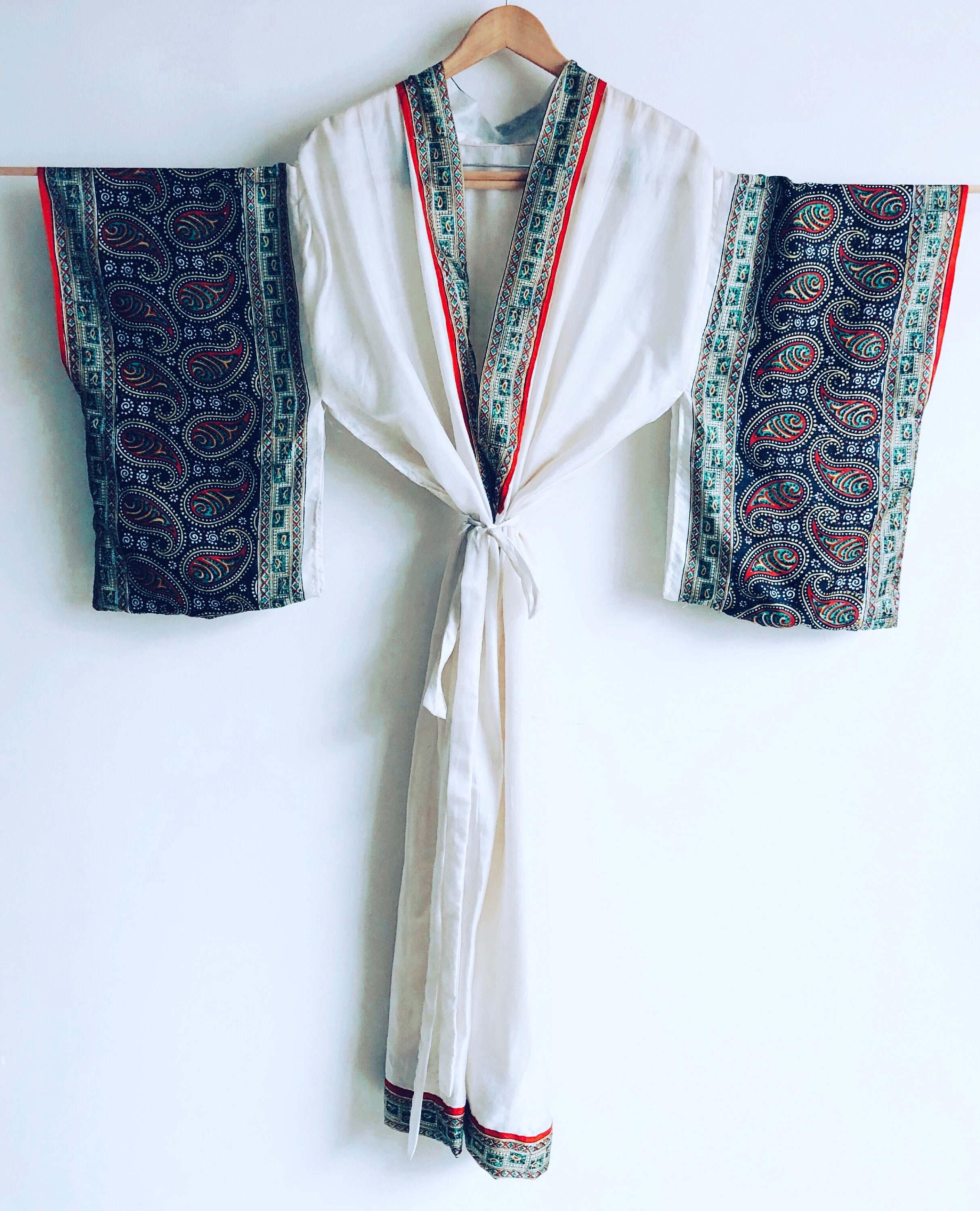 Greek Goddess Silk Kimono Etsy