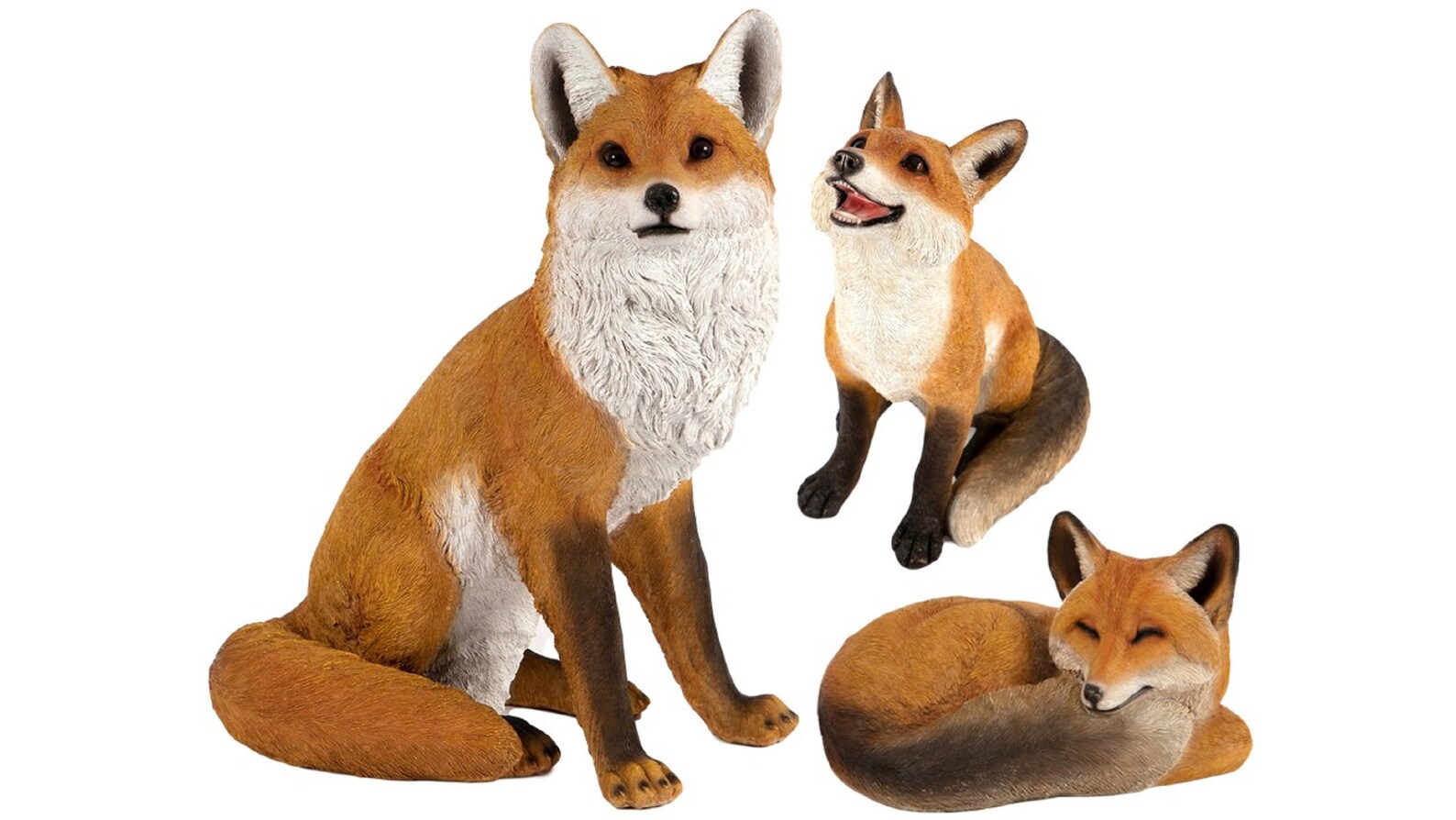 Fox Garden Ornament Home Decor Lifelike Figurine Statue Etsy