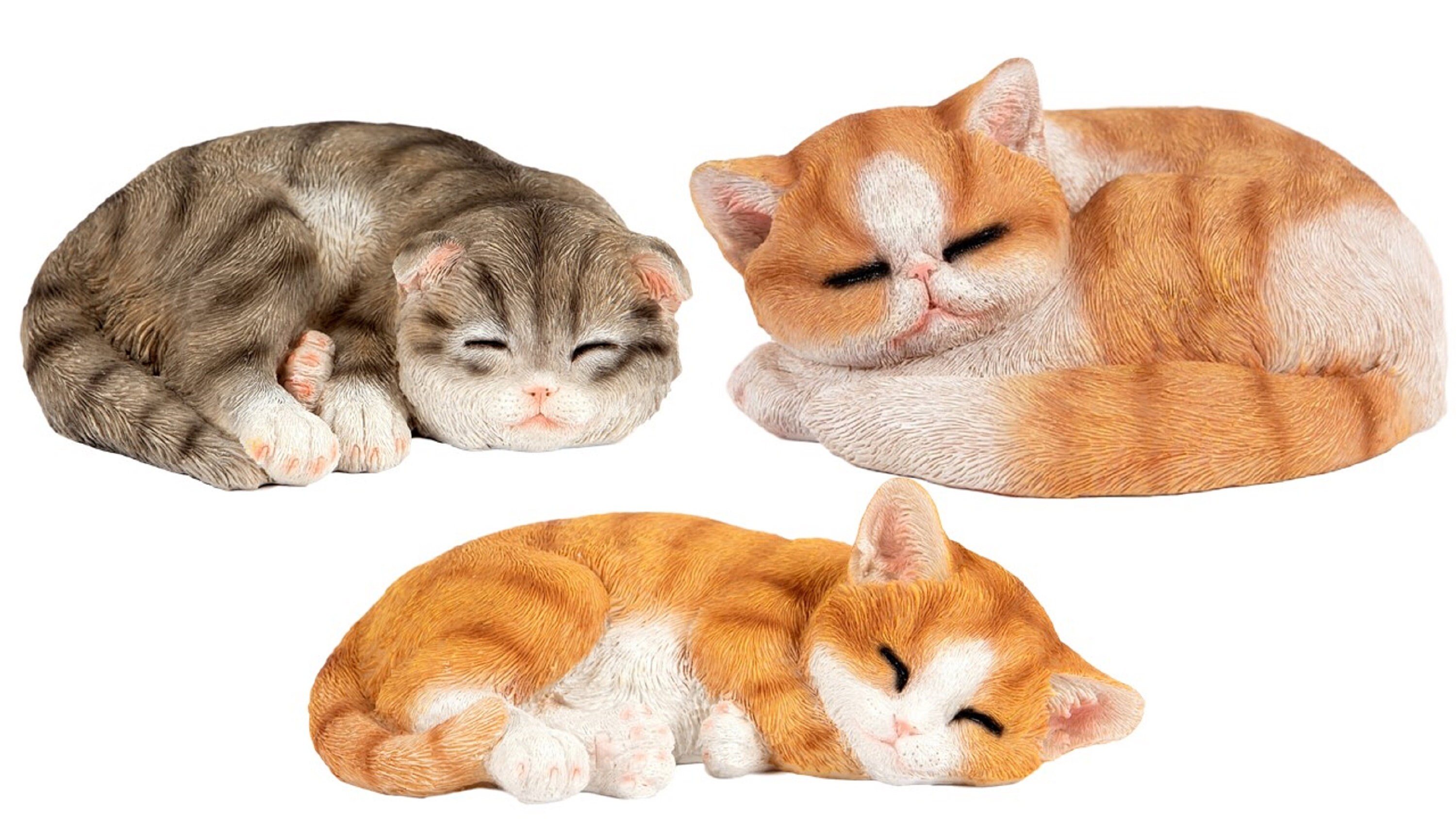 Sleeping Cat Garden Ornament Resin Home Decor Hearth Decor Etsy