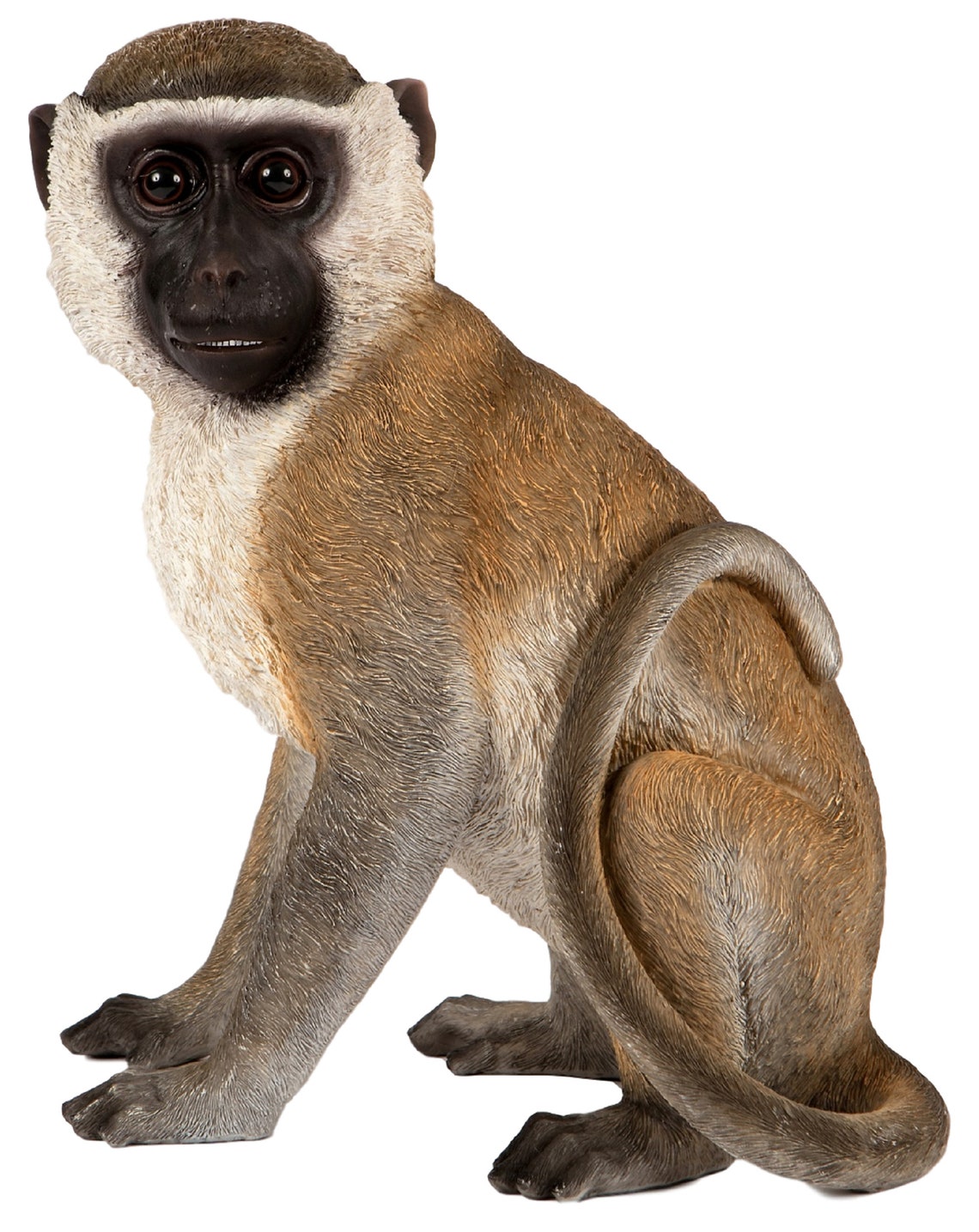 Sitting Monkey Garden Ornament Home Decor Patio Resin Statue Etsy