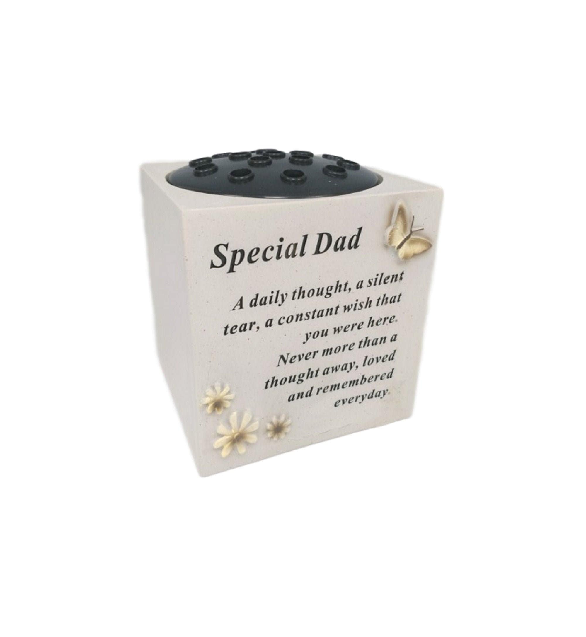 Dad Memorial Graveside Flower Vase Pot Holder Décor Grave Etsy