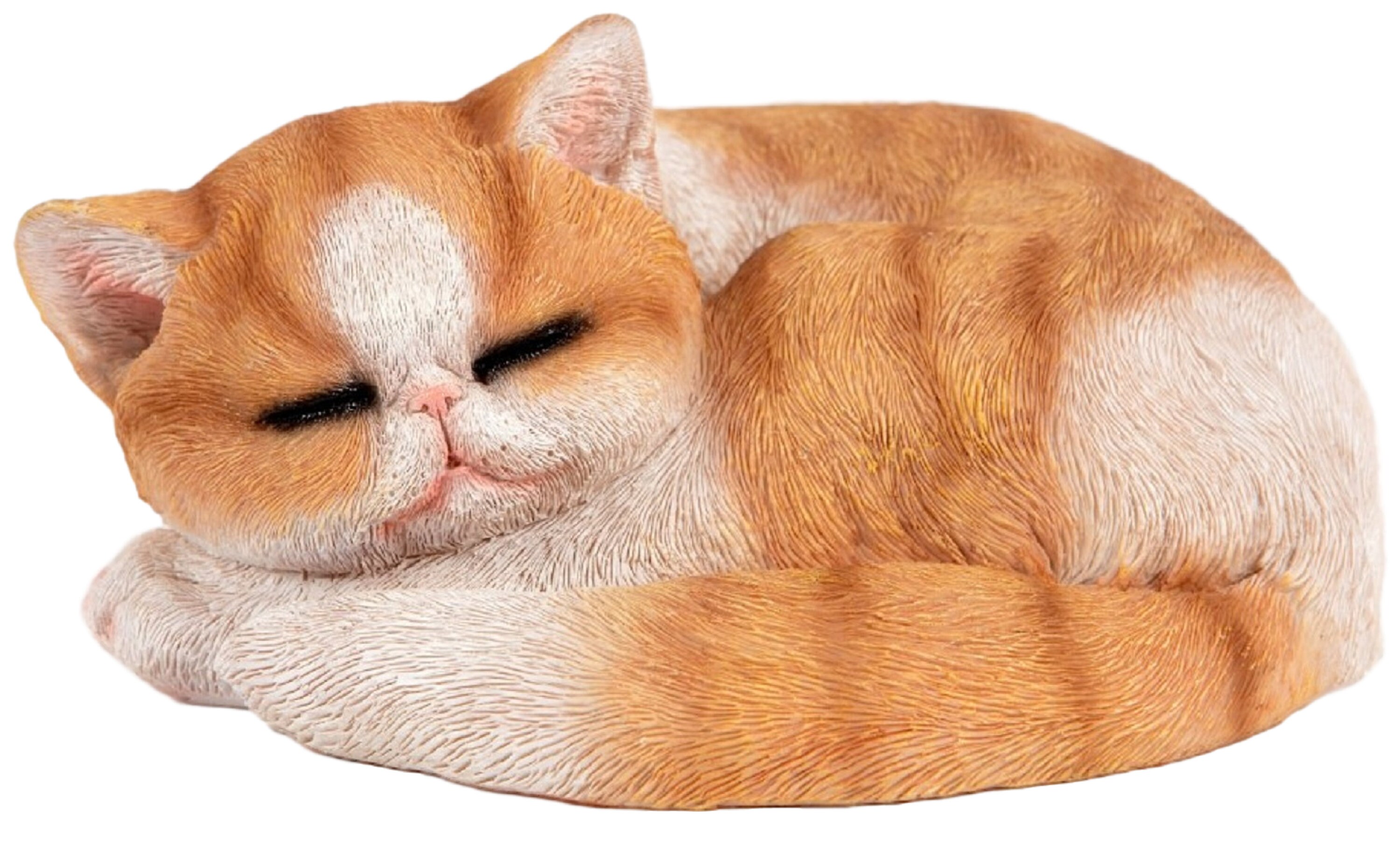 Sleeping Cat Garden Ornament Resin Home Decor Hearth Decor Etsy