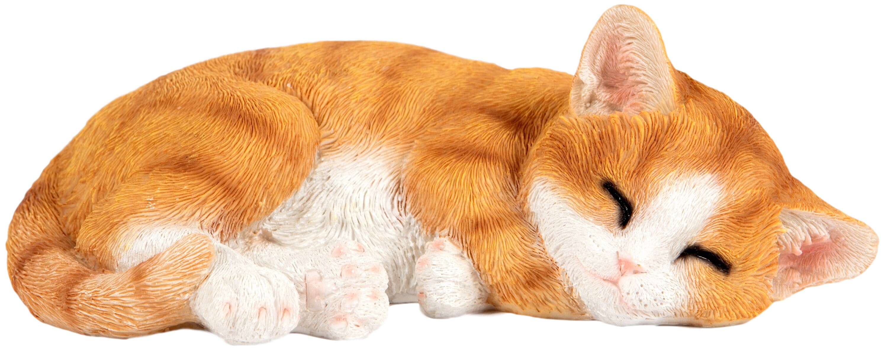 Sleeping Cat Garden Ornament Resin Home Decor Hearth Decor Etsy