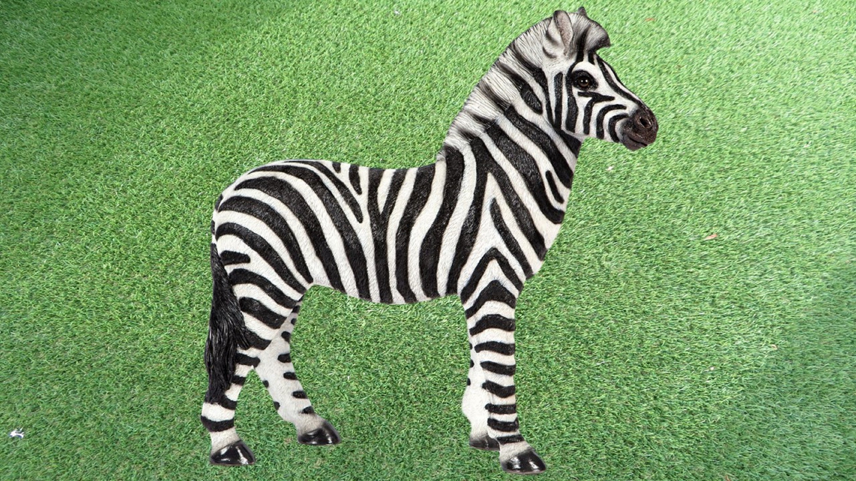 Zebra Garden Ornament Home Décor Figurine Statue Indoor Or Etsy