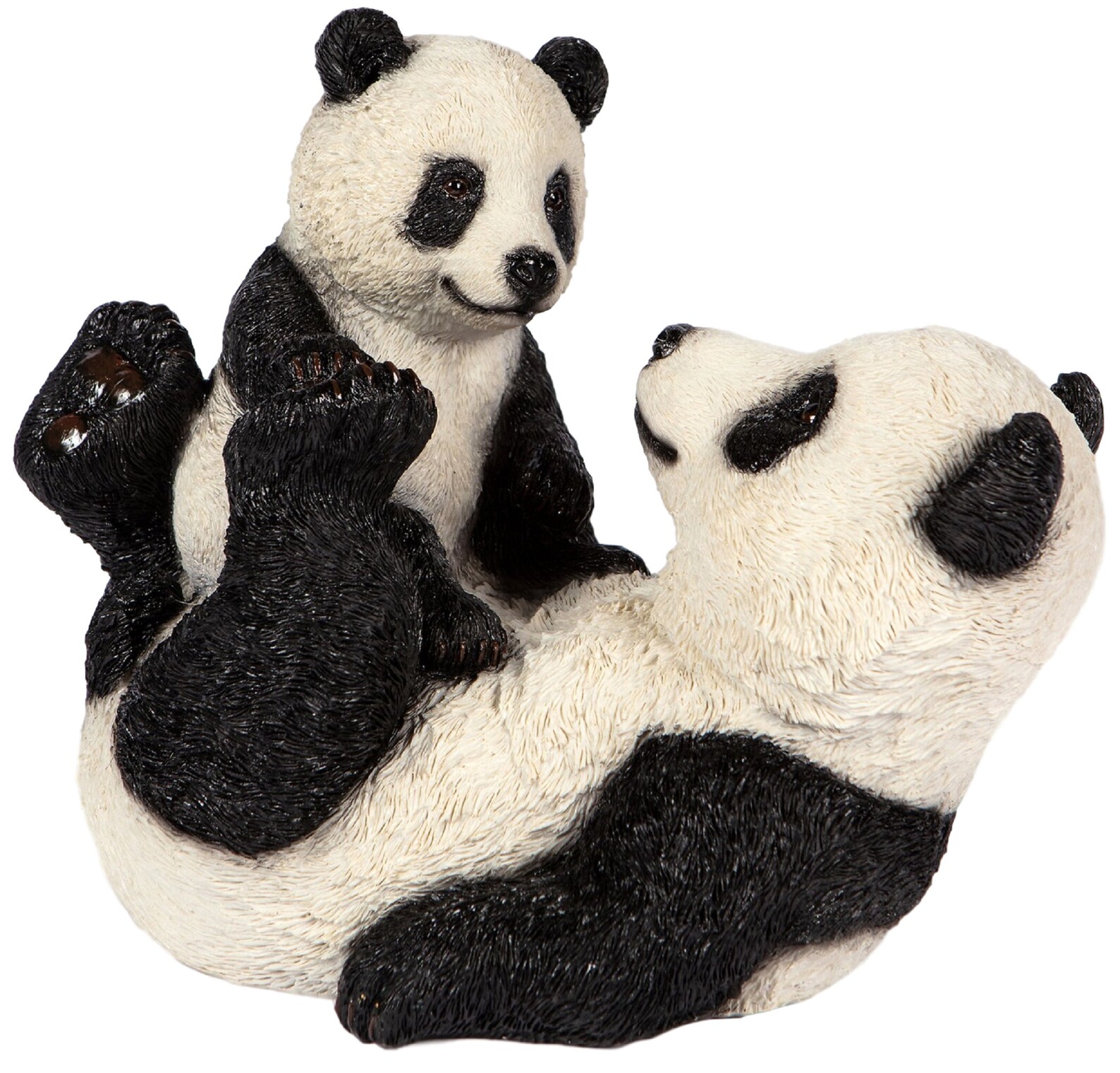 Giant Panda With Cub Garden Ornament Resin Statue Baby Panda Etsy