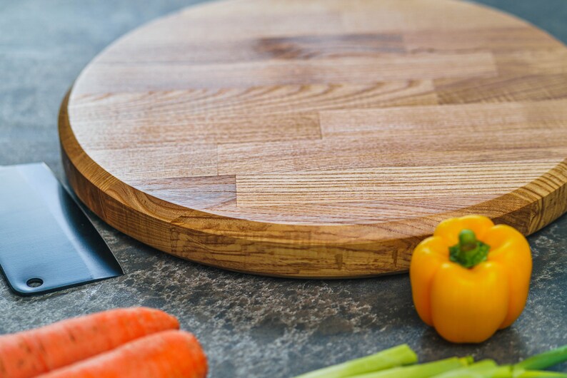 Rounded Ash Chopping Boards. Wood Cutting Board, Wood Serving Board