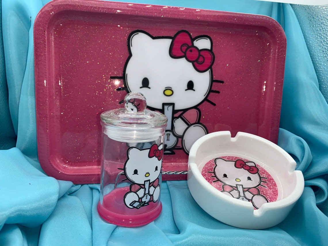 Hello Kitty Inspired Deluxe Tray Set Etsy