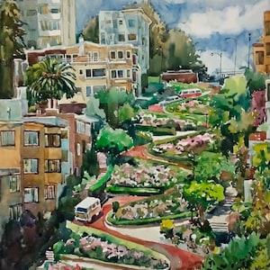 Verenigde Staten, San Francisco, Lombard Street