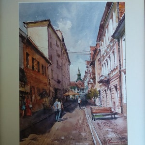 Ukraine. Ivano-Frankivsk. On st. Tritarskaya. the author of the picture is Anatoly Melnik.