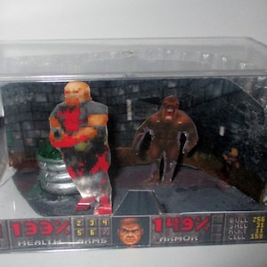 Doom 2 - Mini Pop-up Tribute Model (3.05 inches across)
