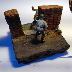 Paratrooper Brick Defense Diorama (Update – gereinigt) – 1:35