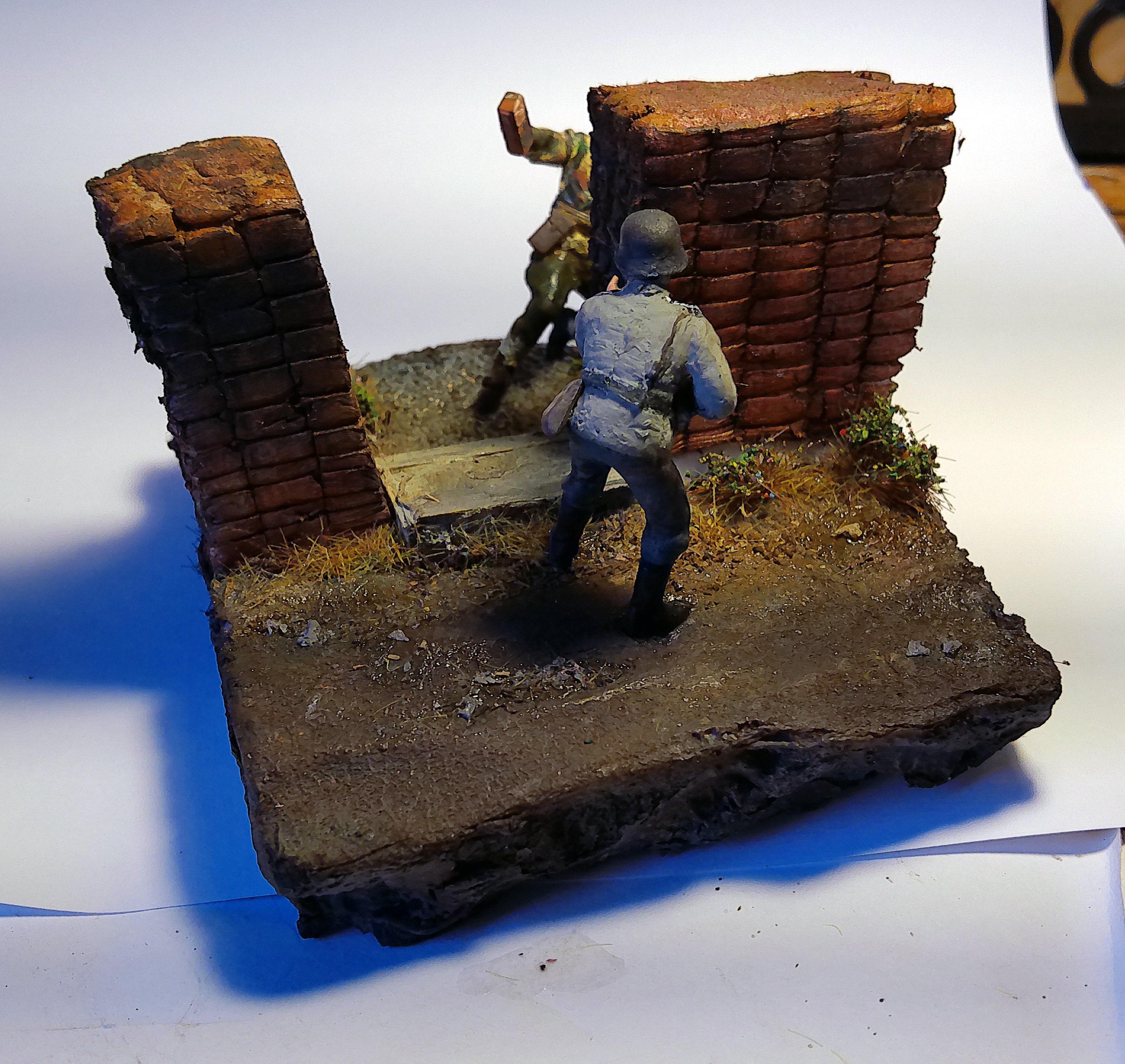スポーツトイ・アクショントイ Onedrop diorama Paratrooper Brick Defence Diorama (update - Cleaned) - 1:35