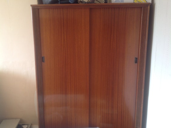 Austinsuite Consular 1960 S Teak Double Wardrobe Etsy