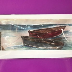 Carte postale d’art originale - Bobbing Around