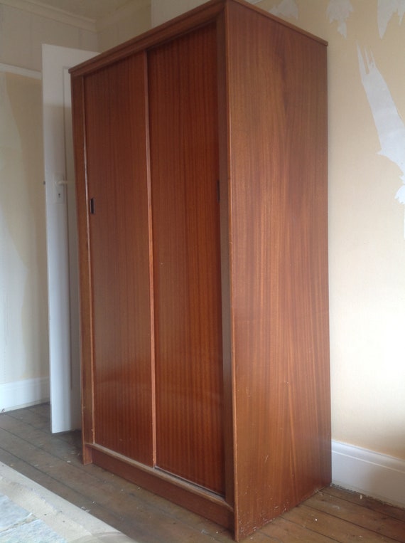 Austinsuite Consular 1960 S Gentleman S Teak Wardrobe Etsy