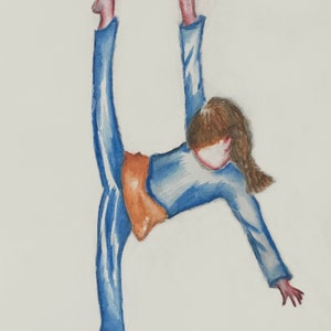 Cartes postales inspirantes - Gymnaste, danseuse, arts martiaux