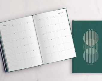 3 Year Monthly Planner - Start Any Month | 36 month calendar | Notes - blank, lined, dot-grid, grid | A5, B5, 8.5X11