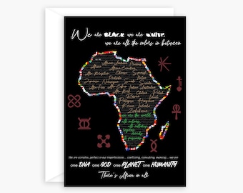 Universal Kwanzaa Card Set - Africa In All | Set Of 10 Cards