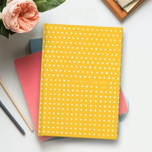 DATED Minimalist 36-Month Planner with Custom Notes - Start any Month | Month on 2 Pages | B5, 8.5x11 | Personalize with your Initials