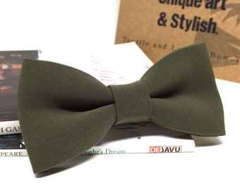 Olive Green bow tie, Baby Boys Kids, Groom Bow tie, Mens Adult Groom, Kids Bow tie, Wedding Bow tie, Groomsmen bow tie, Bow ties for men