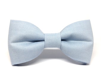 Blush Light Blue Bow tie, Groom Bow tie, Baby Boys Kids, Kids Bowtie, Mens Adult Groom, Wedding Bow tie, Groomsmen bow tie, Bow ties for men