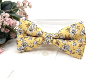 Floral Bow Tie: Wedding Groomsmen Gift