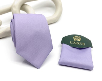 Corbata de lavanda de boda, corbata lila, corbatas lilas de boda, corbata de novio, corbatas de padrinos, corbata de regalo de padrinos, misma coincidencia
