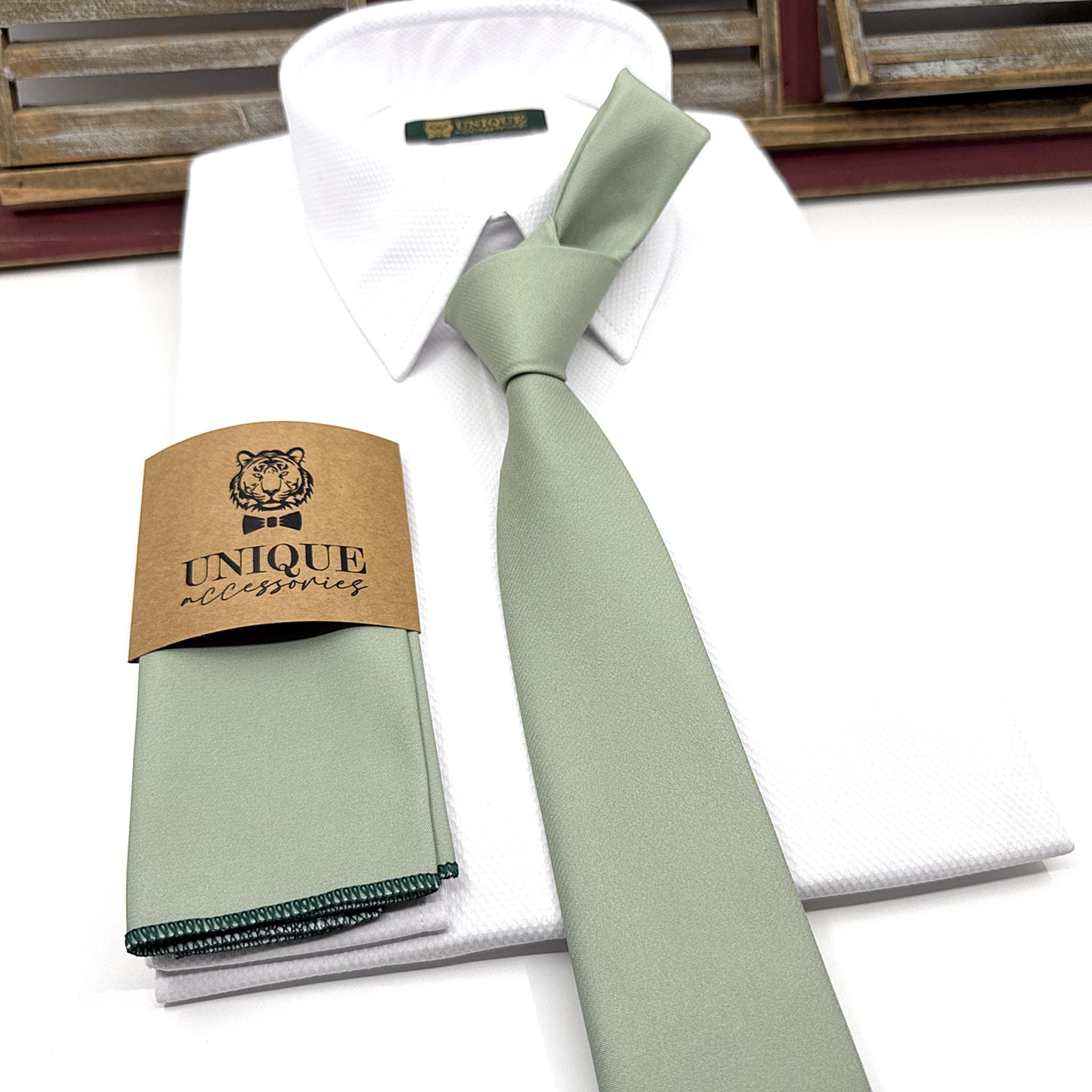 green dress shirt tie Dusty Sage Necktie: Men's Wedding Groom Groomsmen 2025 quinceanera dress