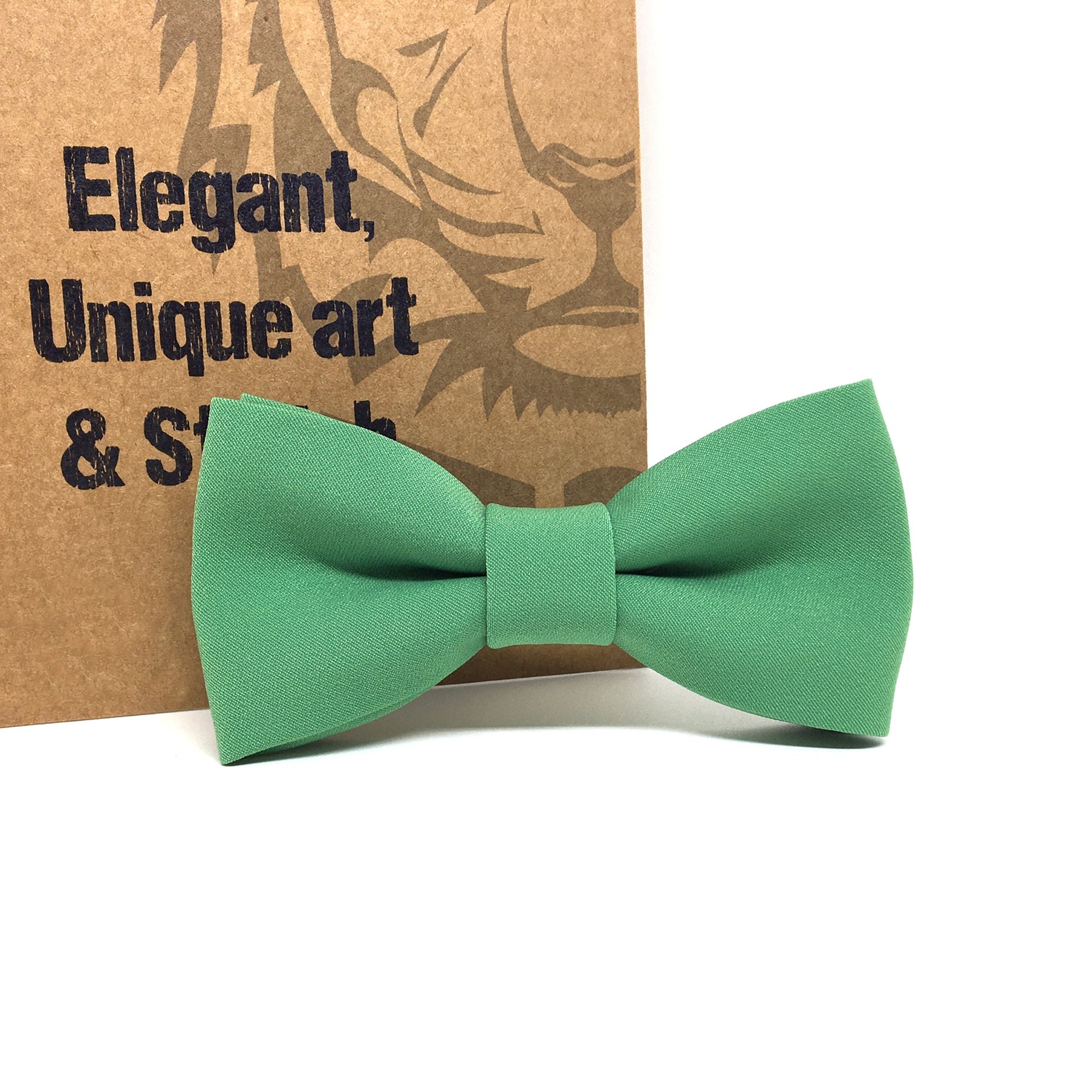 Green Bow tie Baby Boys Kids Bow tie for boys Groom bow Etsy