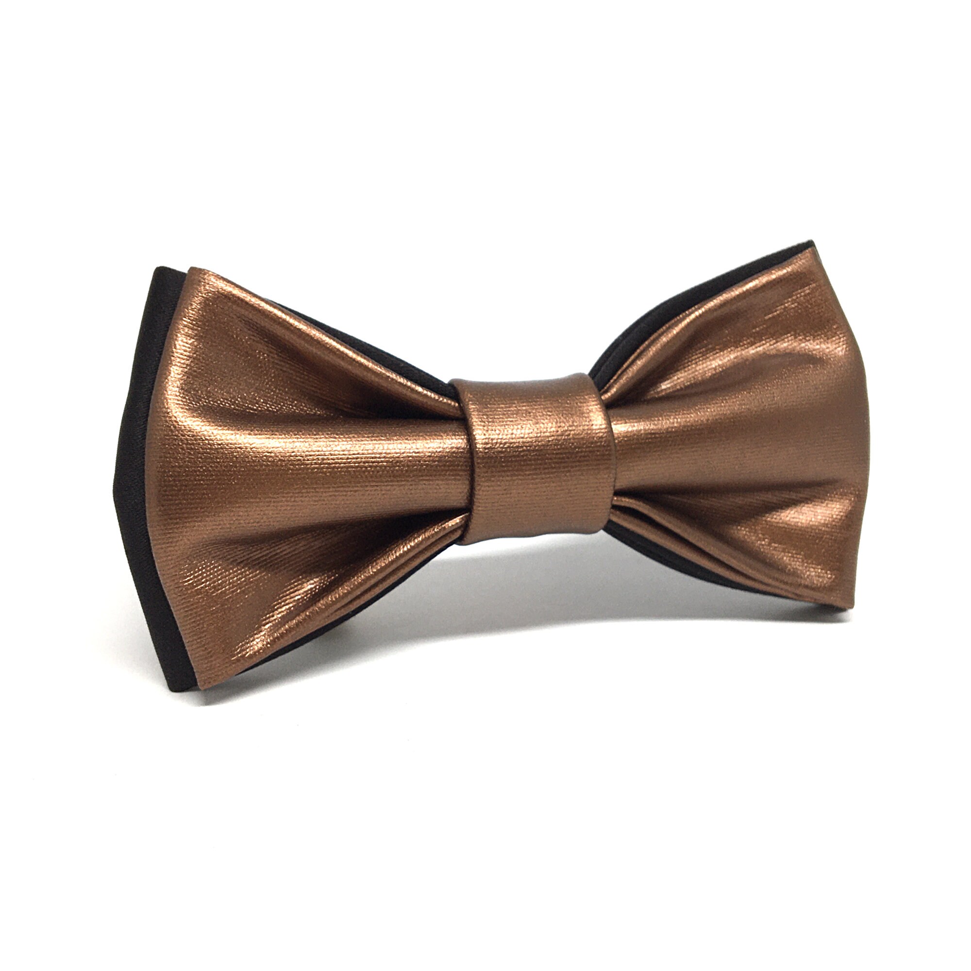 Bronze and Black bow tie Bronze for men wedding bow tie Etsy