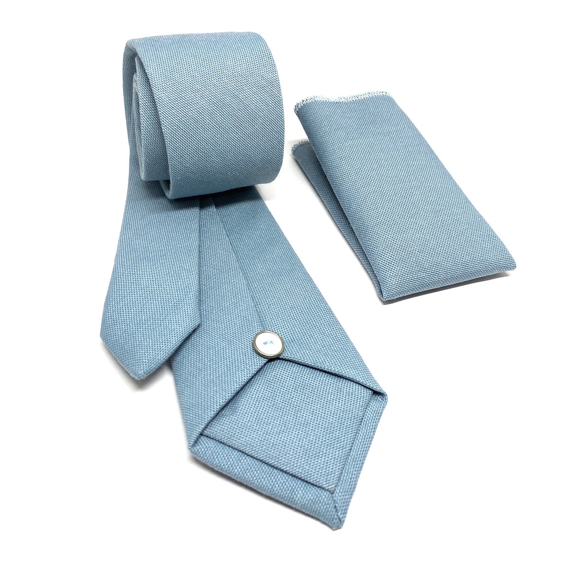 Dusty blue mens Neckties Mens neck ties Wedding tie Dusty Etsy