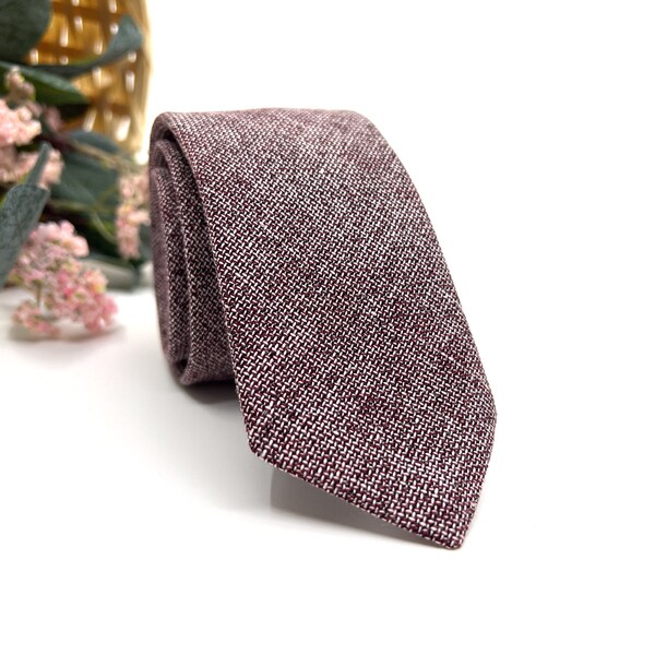 burgundy tie for interview
