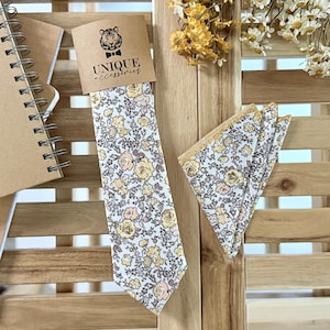 Floral Necktie, Dusy Rose Floral Men Necktie, Wedding Floral Ties, Groomsmen Floral Necktie, Groom Gift Tie, Weddings Tie