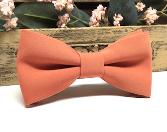 Orange bow tie, Groom bow tie, Baby boys kids, Bright orange bow tie, Ring bearer outfit, Wedding bow tie, Groomsmen bow tie