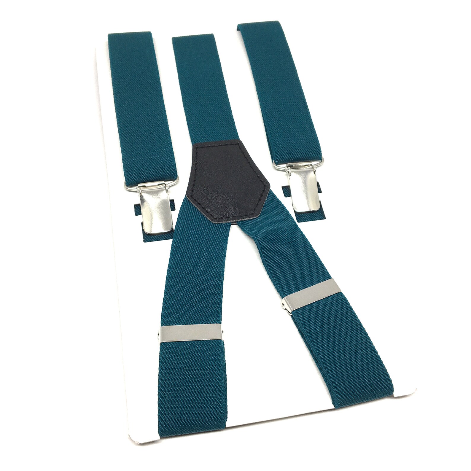 Teal Blue Suspenders Groomsmen Suspenders Ring Bearer Black Etsy