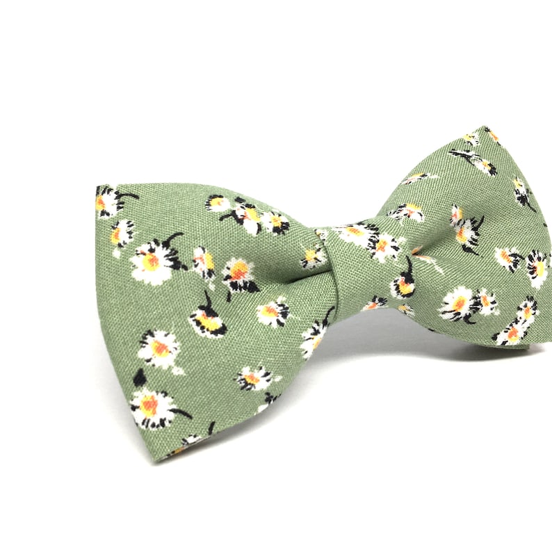 Pale Green Bow Tie Floral Bow Tie Groom Bow Tie Baby Boys Etsy