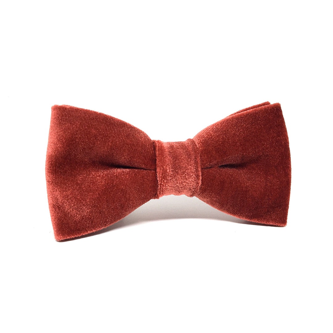 Crimson Velvet Bow Tie Crimson Bow Tie Groom Bow Tie Etsy